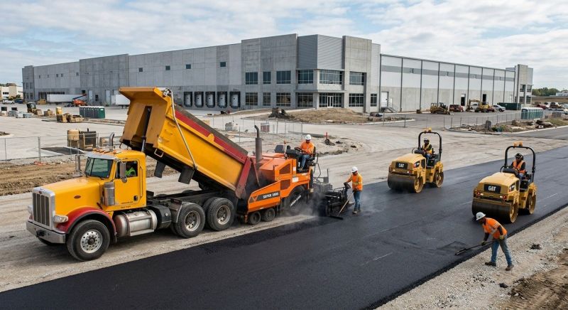 Industrial Asphalt Paving in Little Rock, AR