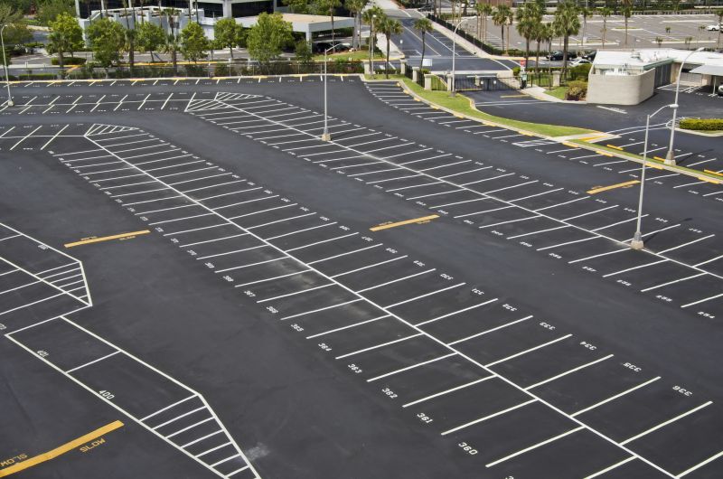 Parking Area Striping in Suwanee, GA