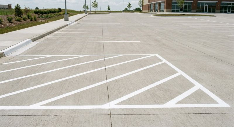 Parking Garage Striping in Roswell, GA
