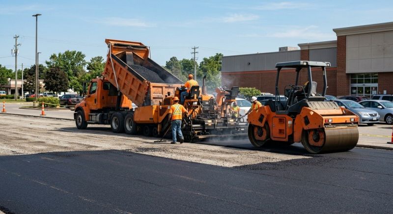 Parking Lot Blacktopping in Little Rock, AR