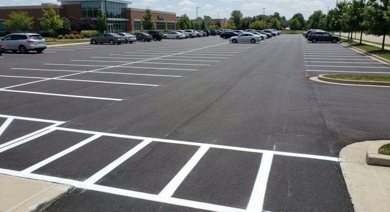 Parking Lot Striping in Roswell, GA
