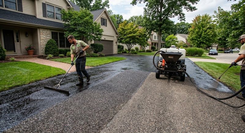 Residential Asphalt Sealing in Greenville, SC