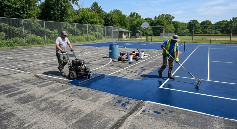 Sports Court Resurfacing in Greenville, SC