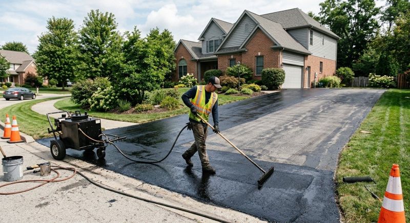 Asphalt Resealing in Grand Rapids, MI