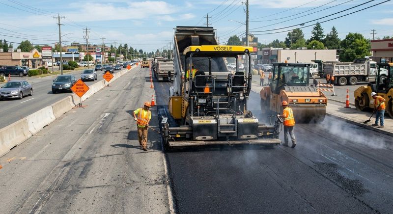 Asphalt Road Installation in Little Rock, AR