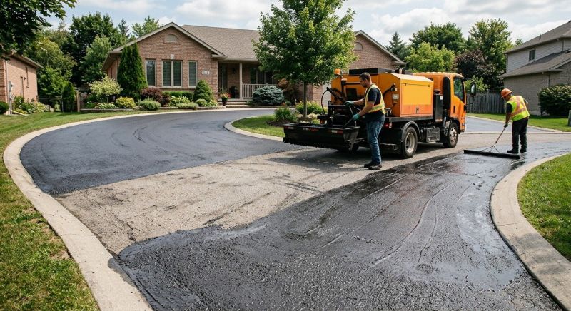 Asphalt Slurry Sealing in Greenville, SC