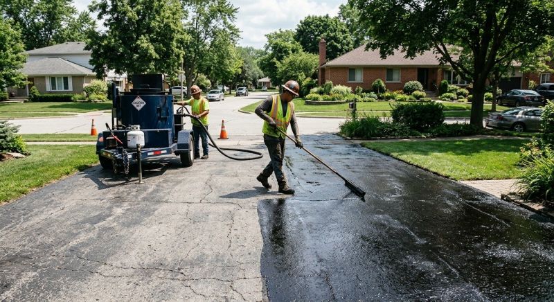Blacktop Driveway Sealing in Fort Collins, CO