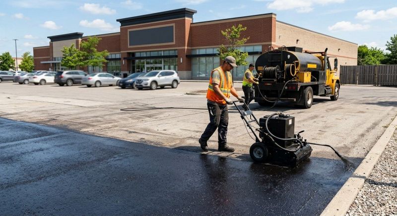 Church Parking Lot Sealcoating in Miami Dade County, FL