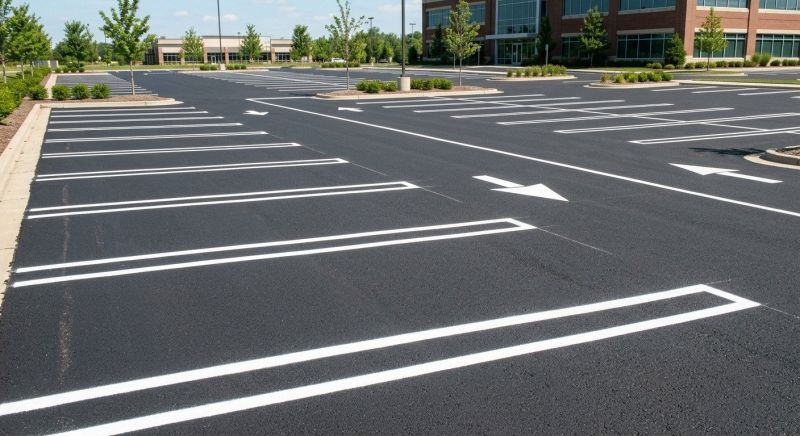 Commercial Asphalt Painting in Alpharetta, GA
