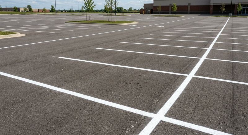Commercial Asphalt Painting in Roswell, GA