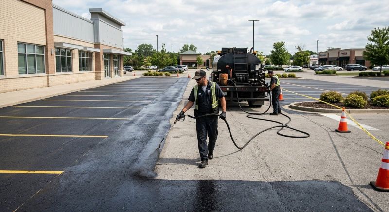 Commercial Asphalt Sealing in Denver, CO