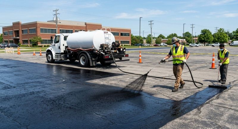 Commercial Asphalt Sealing in Columbus, OH