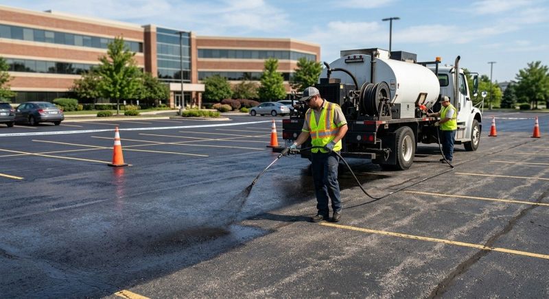 Commercial Pavement Sealing in Greenville, SC