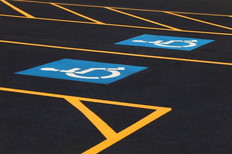 Disability Parking Marking in Roswell, GA