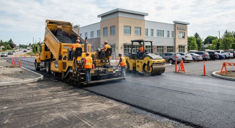Industrial Asphalt Paving in Los Angeles, CA