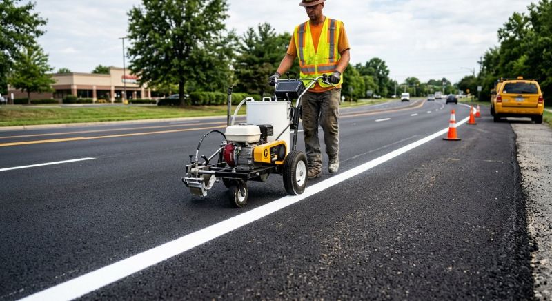 Lane Marking Service in Lawrenceville, GA
