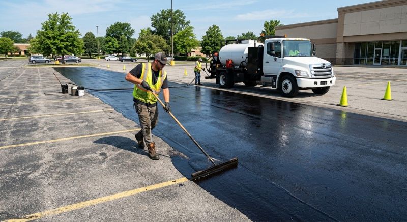 Lot Sealcoating in San Antonio, TX
