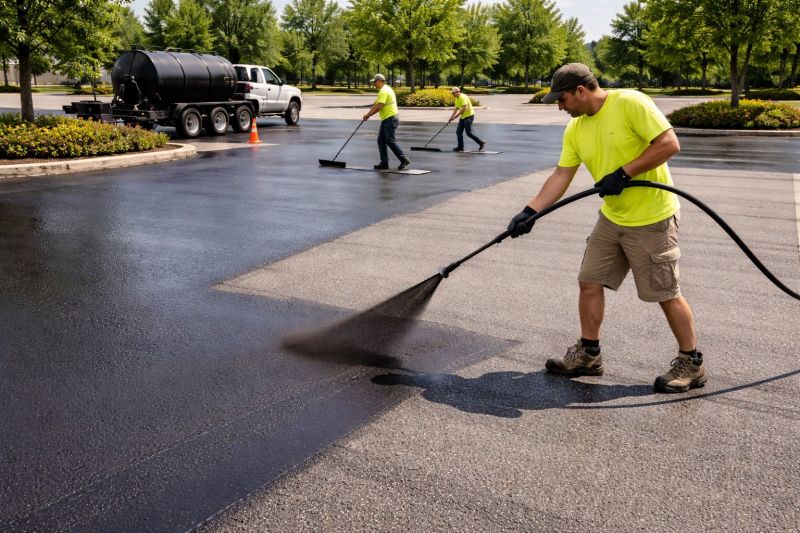 Lot Sealcoating in Greenville, SC