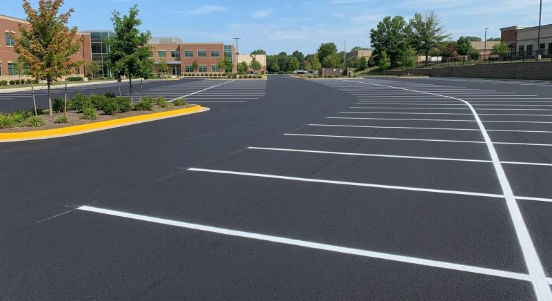 Parking Area Striping in Alpharetta, GA