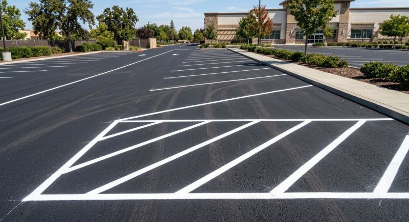 Parking Area Striping in Suwanee, GA