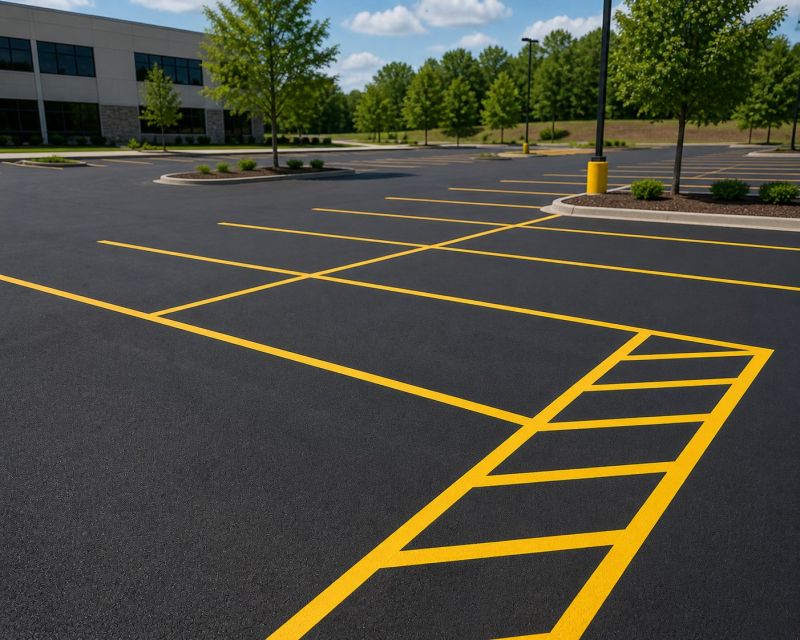 Parking Line Painting in Lawrenceville, GA