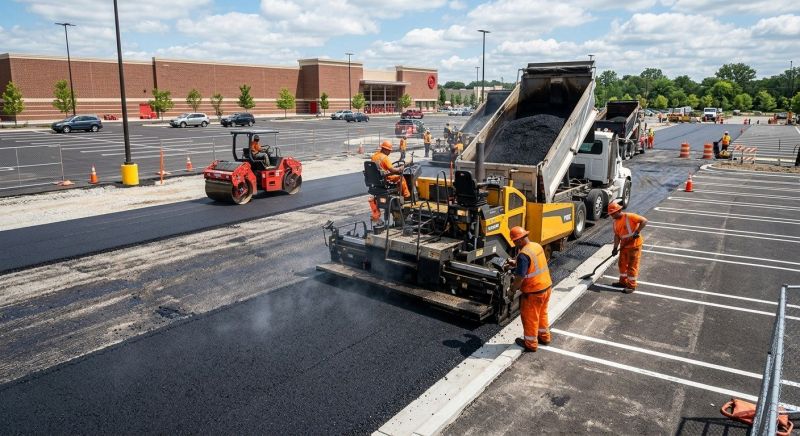 Parking Lot Paving in Los Angeles, CA