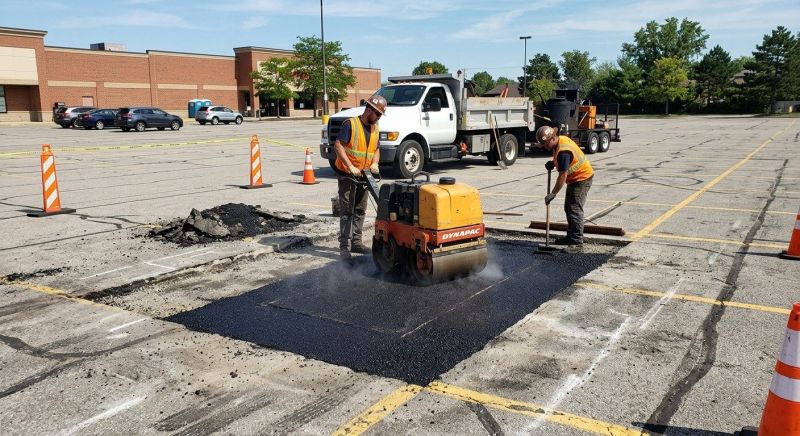 Parking Lot Repair in Little Rock, AR