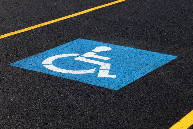 Parking Space Marking in Suwanee, GA