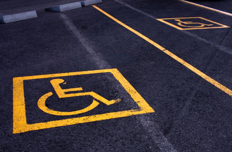 Parking Space Marking in Suwanee, GA