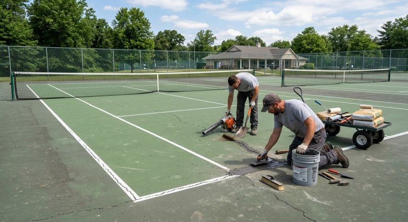Tennis Court Repair Service in Tampa, FL