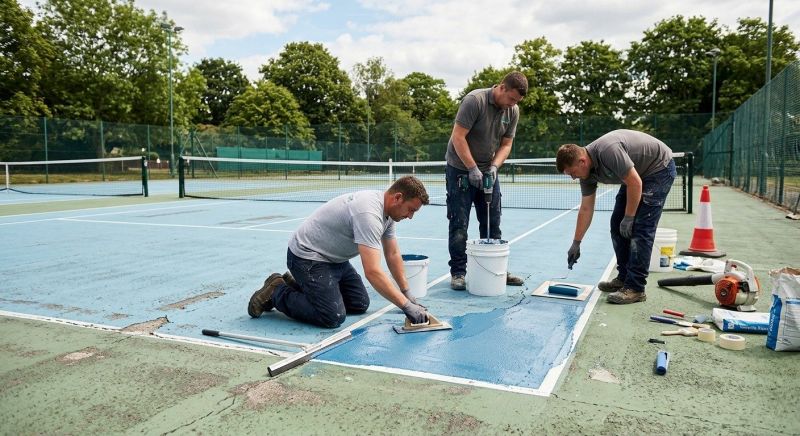 Tennis Court Repair Service in Columbus, OH